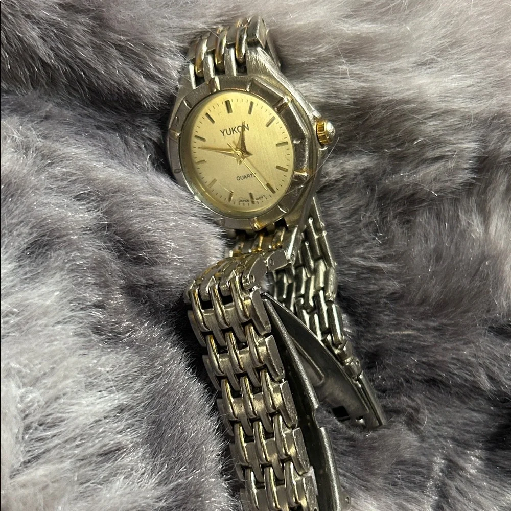 Yukon Silver and Gold Watch